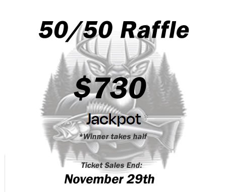 Raffle jackpot up to $730